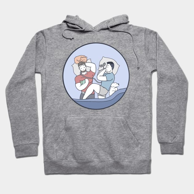 Nerds In Love Hoodie by husbandandhusband